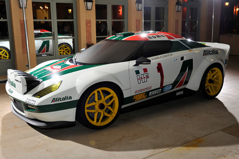 The New Stratos' first motor sports deployment will be at the Rally Isla